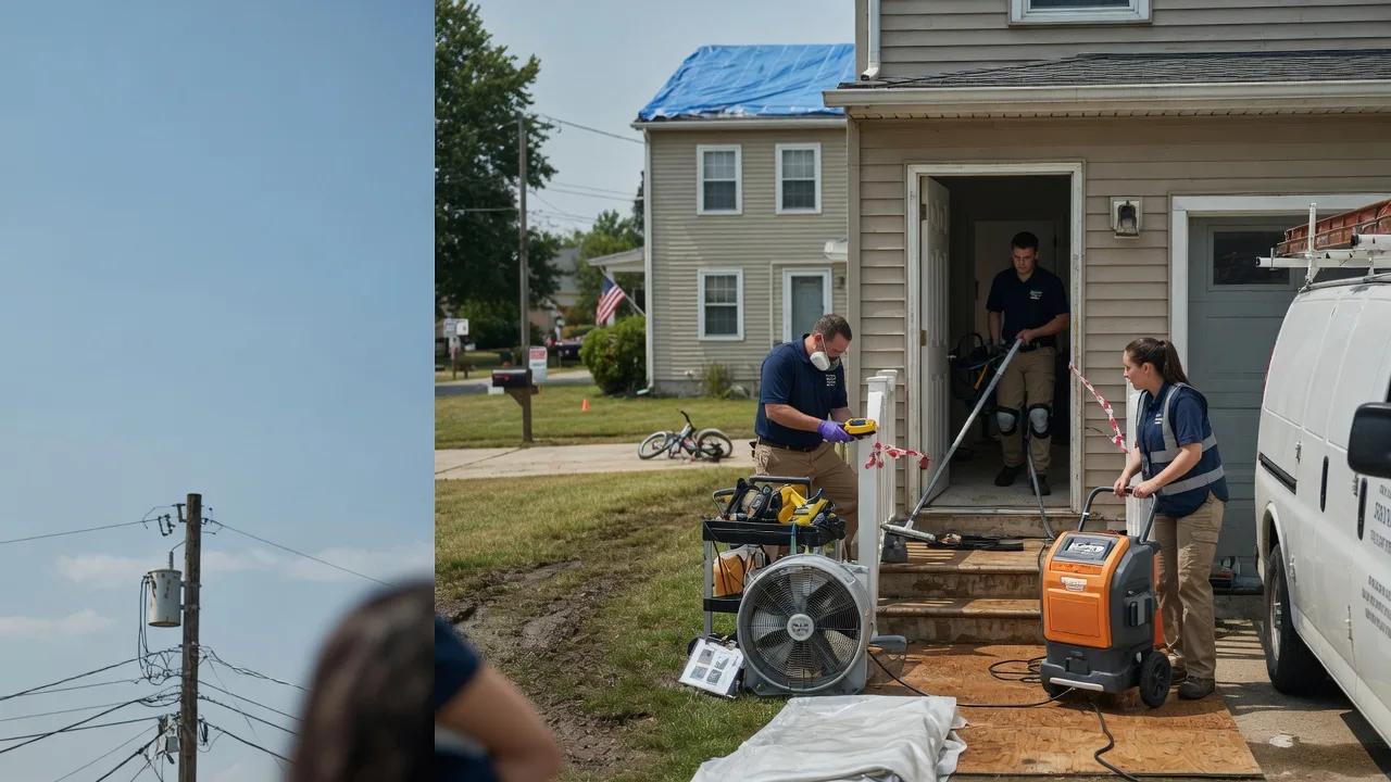Water Damage Repair in Hepler, KS near me